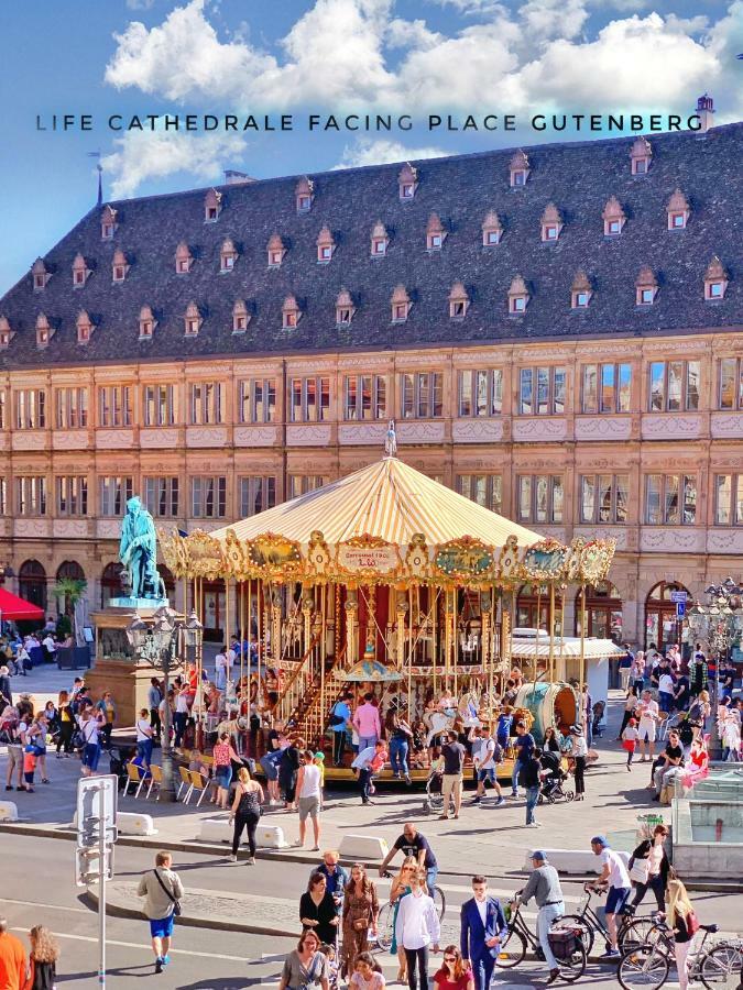 Life Cathedrale City-Center Place Gutenberg Strasburg Zewnętrze zdjęcie